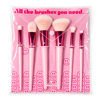 Conjunto de 6 Pincéis Princess