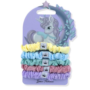Little Princess Set Borrachas Fruncidas Multicolor