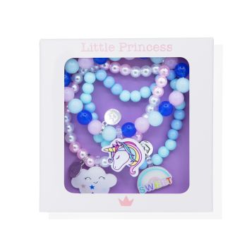 Conjunto de Pulseiras Abalorios Unicornio Little Princess