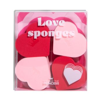 Must have Set de 4 esponjas love esponjas coração