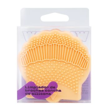 Limpador de Pincéis de Silicone Laranja