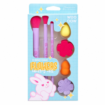  Pincéis & Esponjas Flowers