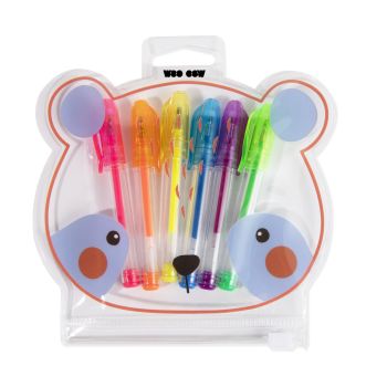 Kit 6 Canetinhas Coloridas