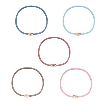Conjunto de 5 Elásticos Finos Cores