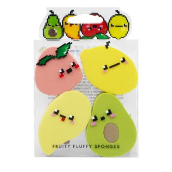 Esponjas de maquilhagem frutas