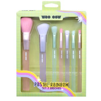 Pastel Rainbow Conjunto de 7 Pincéis