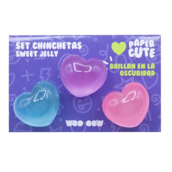 Conjunto de Alfinetes Jelly