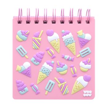 The Ice Cream Bloco de Notas de Silicone