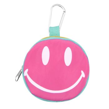 Carteira com mosquetão Happy Face