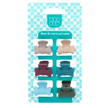 Conjunto 6 Mini Ganchos Laço