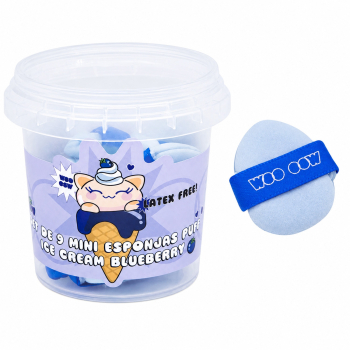 Conjunto 9 Mini Esponjas Puff Cream