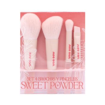 Conjunto de 4 Pincéis Sweet Powder