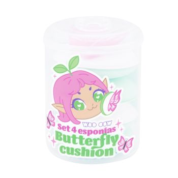 Conjunto 4 Esponjas Butterfly Cushion