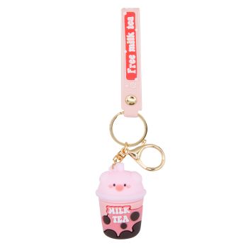 Porta-chaves Bubble Tea Pig