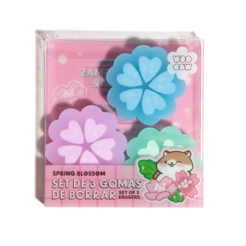 Conjunto 3 Borrachas Spring Blossom