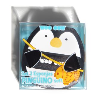 Conjunto 2 Esponjas Pinguim Soft
