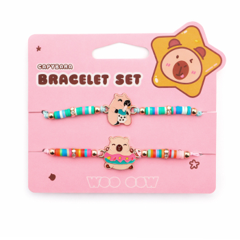 Conjunto de braceletes Capivara