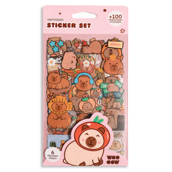 Capivara Sticker Set Autocolantes