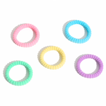 Set 5 Gomas de Pelo Relieve