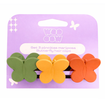 Conjunto 3 Molas Borboleta