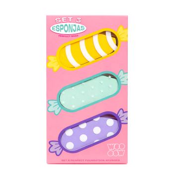 Kit 3 Esponjas Faciais Perfect Base
