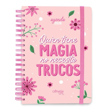 Calendário Anual 2026 Amelie "Quem tena MÁGICA não precisa de TRUQUES".