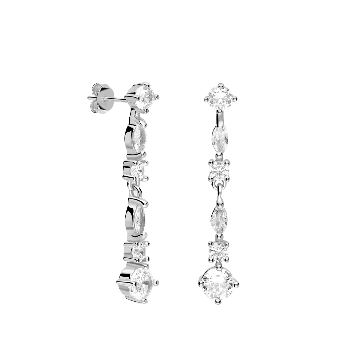 Brincos de Prata Gota