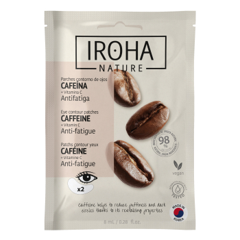 Patches anti-fadiga para os olhos com cafeína e vitamina C