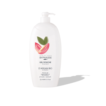 Gel de duche com óleo de argão bio Plaisir