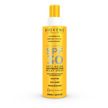 Spray solar hidratante anti-envelhecimento