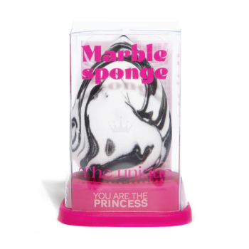 Must Have Marble Sponge Esponja de Maquillaje con Soporte Limpiador