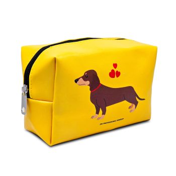 Coffret Nécessaire Cão Salsicha + Pincéis