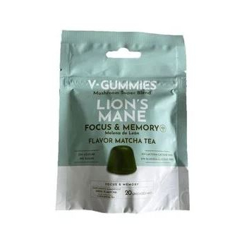 Gomas Focus & Memory Juba de Leão Sabor Matcha