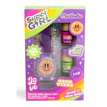 Super Girl Watch &amp; Nails Set