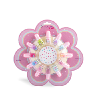 Xplote Fun Colourful Flower Nail Set