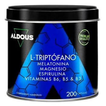 Capsulas L-Triptofano Melatonina, Magnesio, Espirulina Y Vitaminas