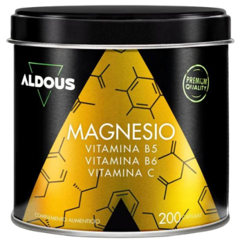 Capsulas Magnesio Vitamina C, B5 y B6