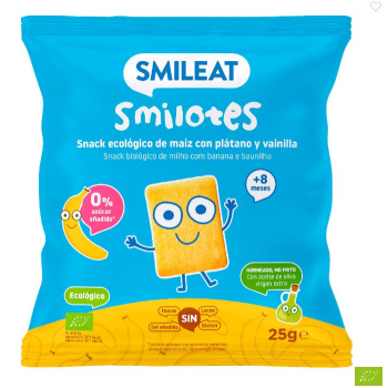 Smilitos De Plátano Y Vainilla