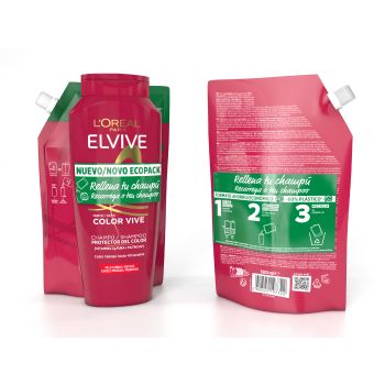 Elvive Color Vive + champô protetor das cores + ecopack
