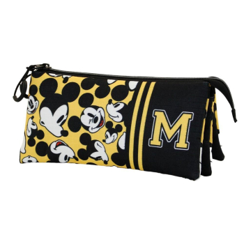 Porta-tudo Mickey Triple Amarelo