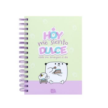 Caderno A5 "Hoy Me Siento Dulce" 