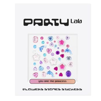 Party lab Flores Pedras Autocolantes