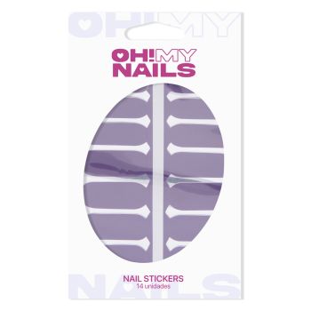 Oh My Nails! Autocolantes Roxo
