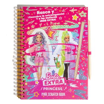Caderno Barbie Magic Pink Scratch Book