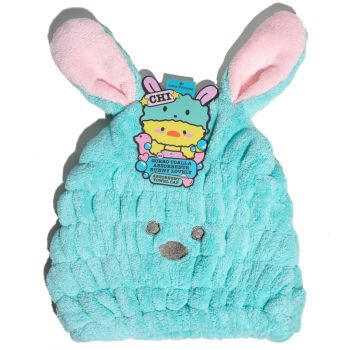 Gorro-Toalha Absorvente Bunny