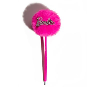 Caneta Barbie Pink Bling Teddy Pen