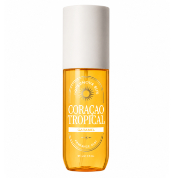 Body mist perfumado Caramelo Coração Tropical