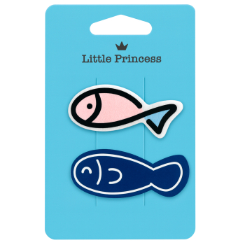Little Princess Set 2 Clips Fishy