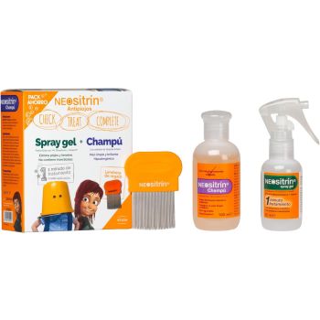 Pack Antipiolhos Champô + Spray + Pente Antipiolhos