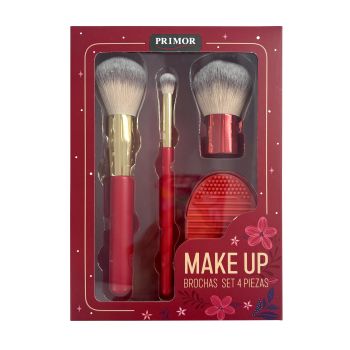 Conjunto de pincéis de maquilhagem 4 peças